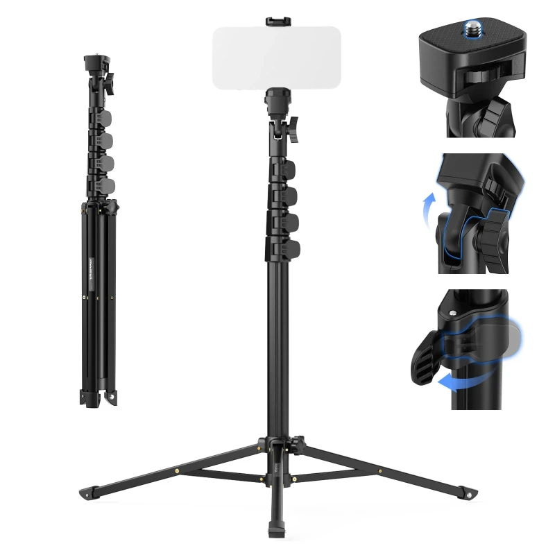 NEEWER Telescopic Phone Light Tripod (ST155)