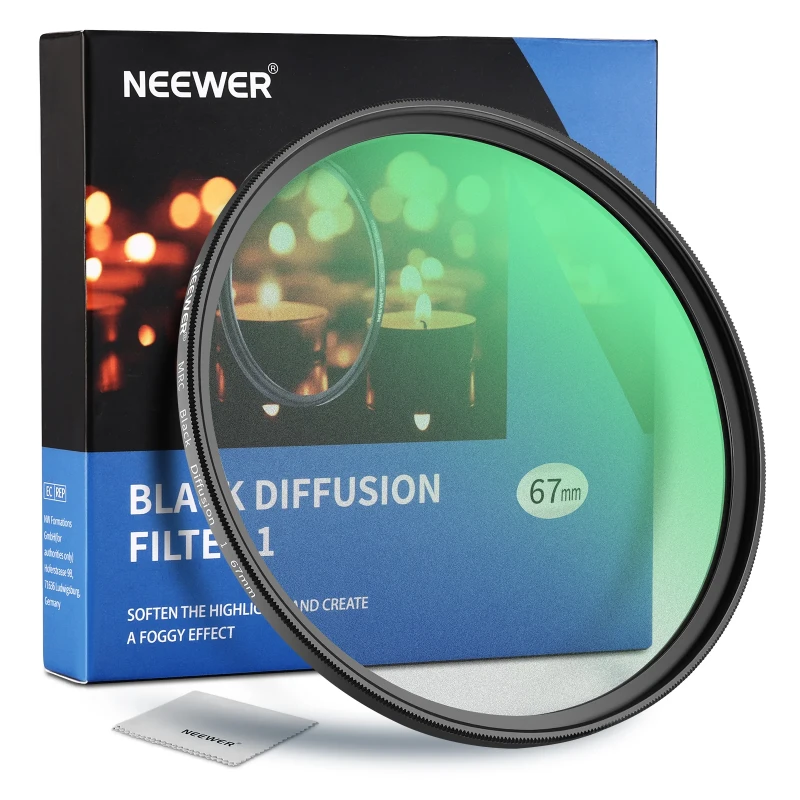 NEEWER Black Diffusion 1/1 Cinematic Effect Filter