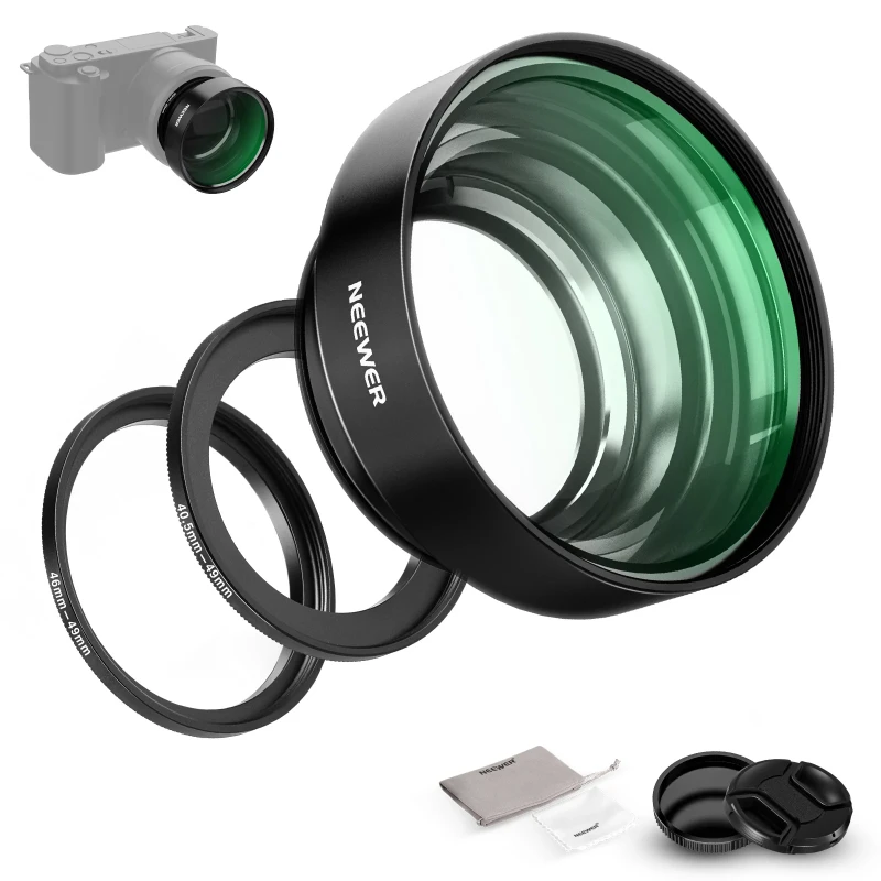 NEEWER 22mm Macro Lens with Adapter Ring For Sony (LS-27)