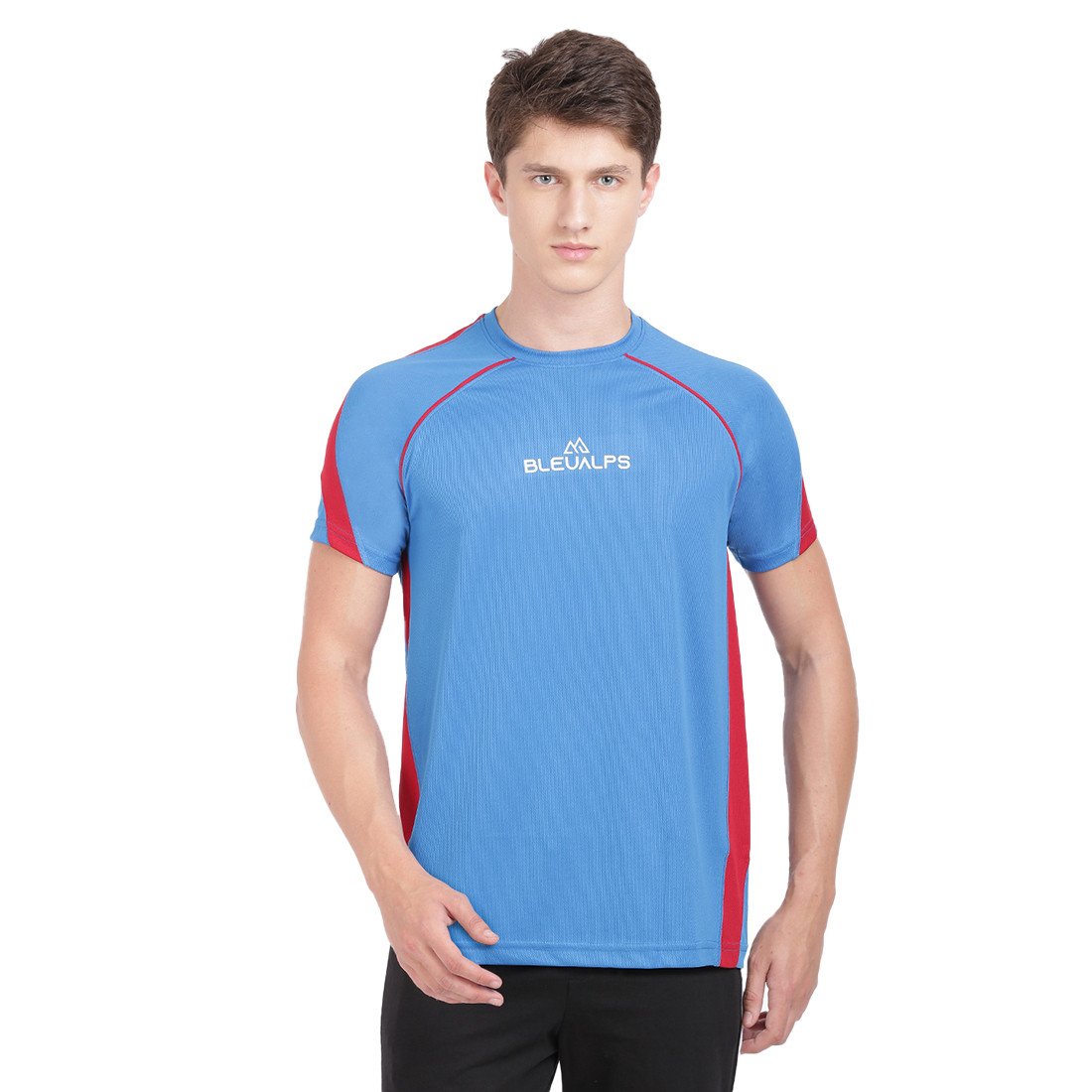 Bleualps Stylish Attractive Activewear Sports Round neck Half Sleeve T-Shirt For Men | Sports T-Shirt | Workout T-Shirt