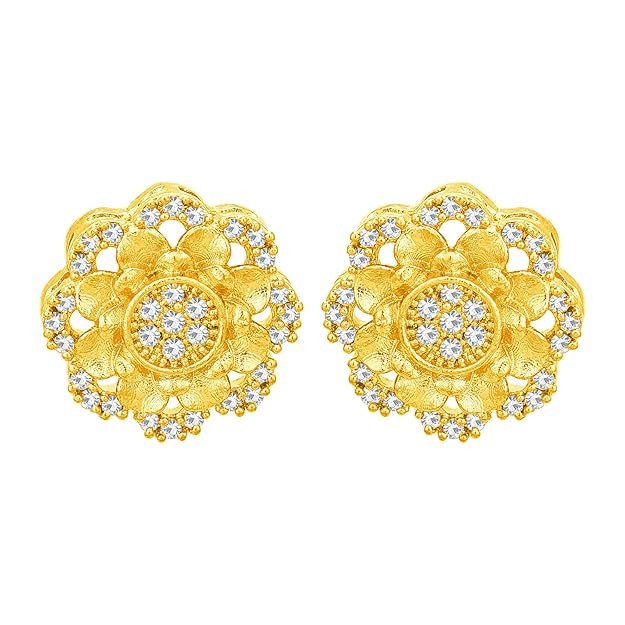 Fabulous Gold Plated Stud Earring For Women (E102025)