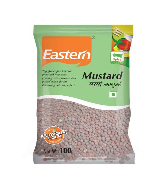 Kerala Eastern Mustard Seeds Whole (കടുക്) - 100g Pouch | Kaduku Packet (Delivery 24 hours in Hyderabad)