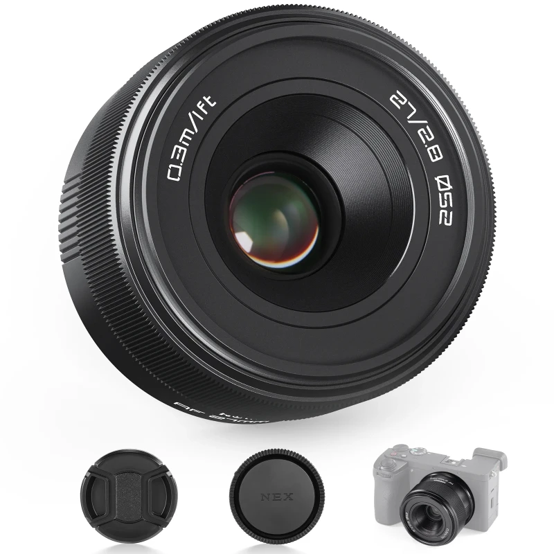 NEEWER 27mm F2.8 APS-C Autofocus Lens for Sony E Mount Cameras (LS-50)