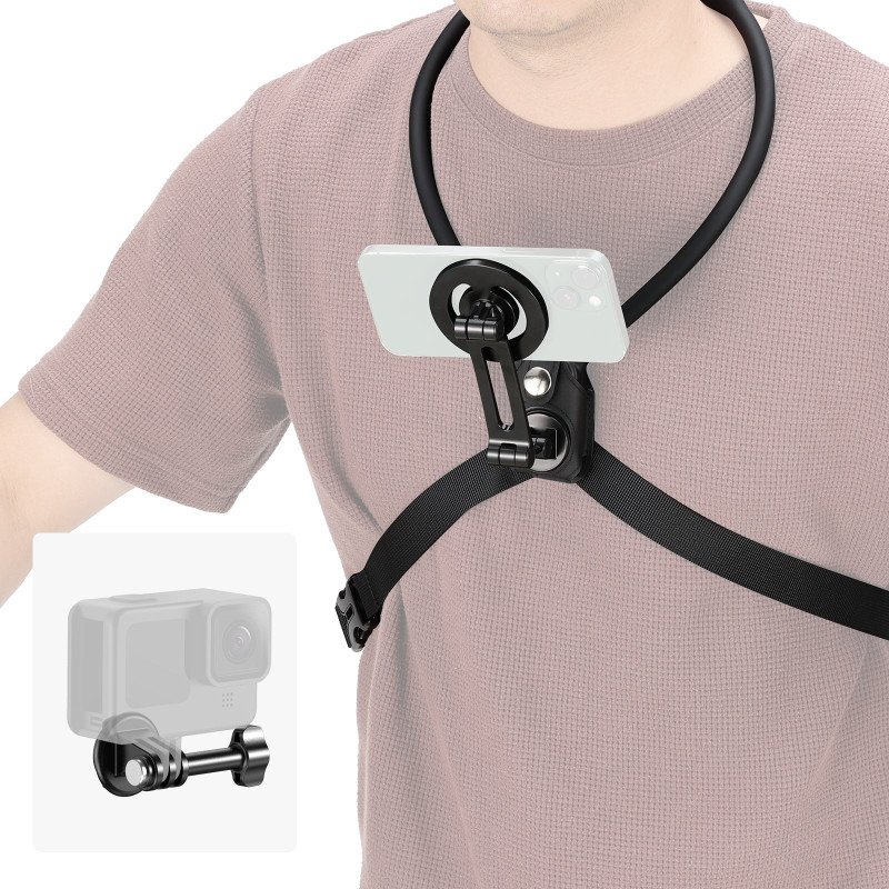 Magnetic Neck Holder for Action Camera Phone (GP26)