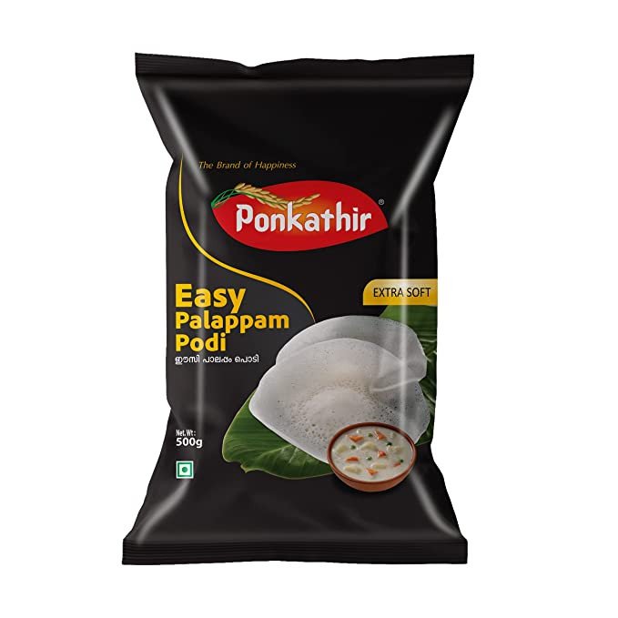 Kerala Ponkathir Easy Palappam Powder 500g (ഈസി പാലപ്പം പൊടി) | Easy Palappam Podi (Delivery 24 hours in Hyderabad)