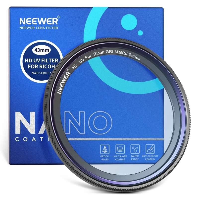 NEEWER UV Protection Filter For Ricoh GR III IIIx