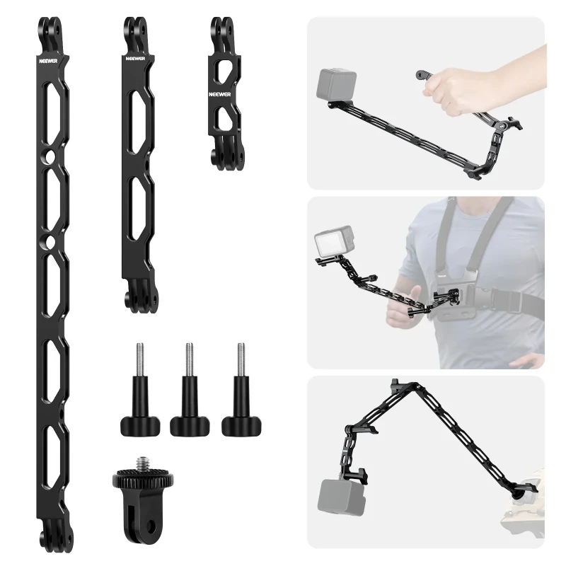 Aluminum Alloy Extension Arm (11.8”/6.5”/3.3”) Set