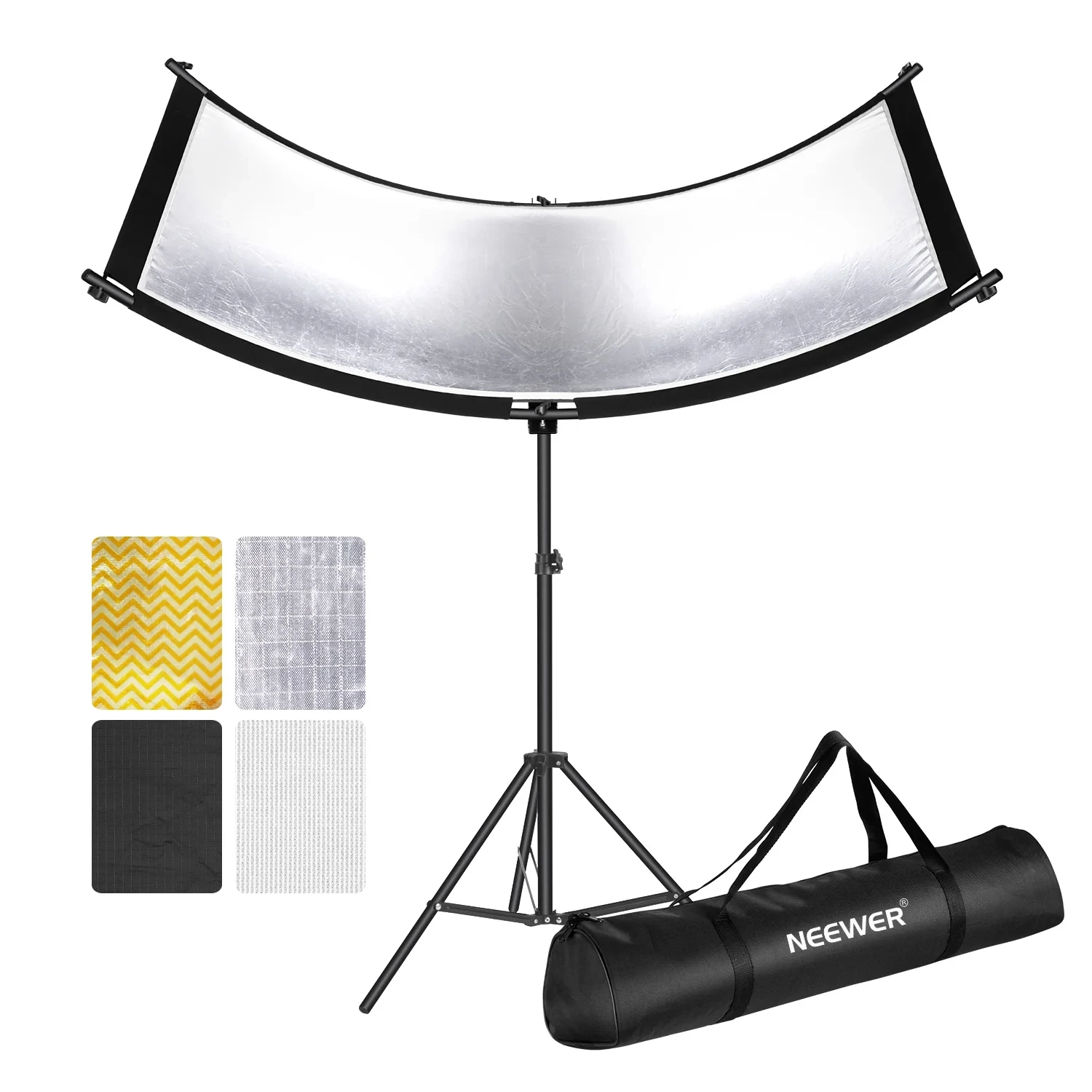 NEEWER 155 x 61cm Clamshell Light Reflector Diffuser - With the stand