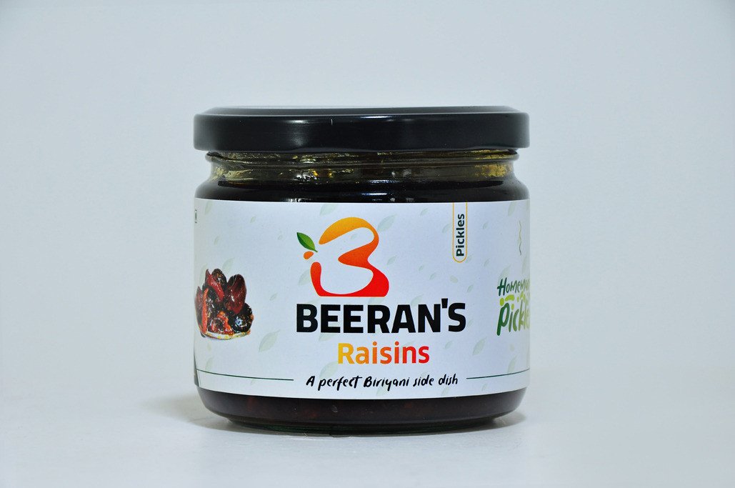 BEERAN"S Raisins 350g | Homemade Pickle | A Perfect Biriyani Side Dish | 100% Natural