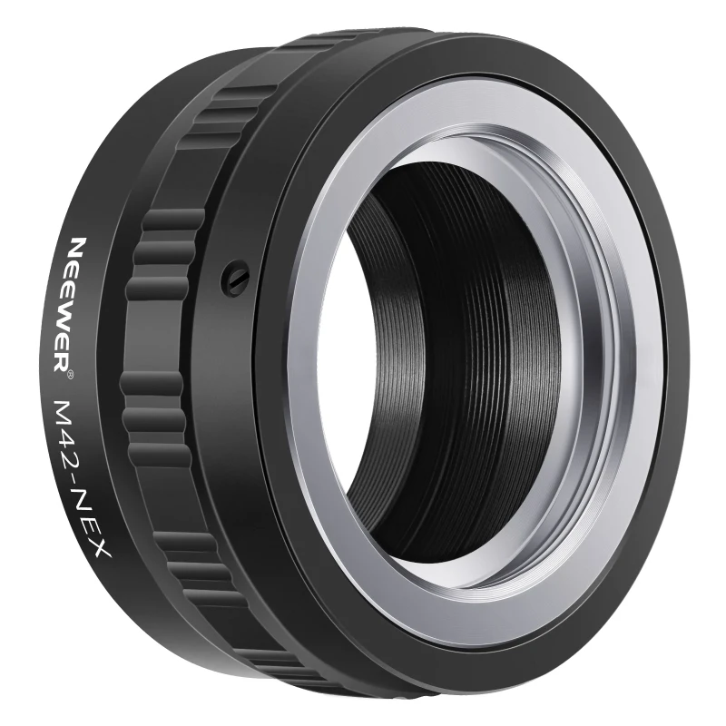 NEEWER Adjustable M42 Screw Lens to Sony NEX E-Mount Camera Mount Adapter