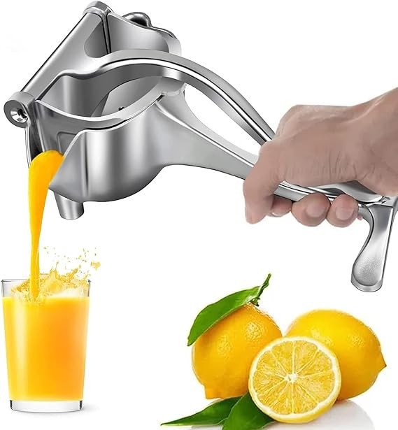 SmartGadgets  Aluminum Hand Press Juicer Machine, Manual Fruit Squeezer Orange Heavy Duty Multipurpose for Fruits, Ergonomic Handle Design