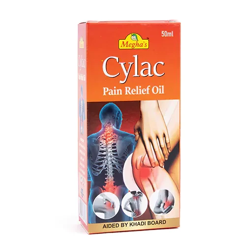 Megha's Cylac Pain Relief Oil / Ayurvedic Relief From Pain 50Ml