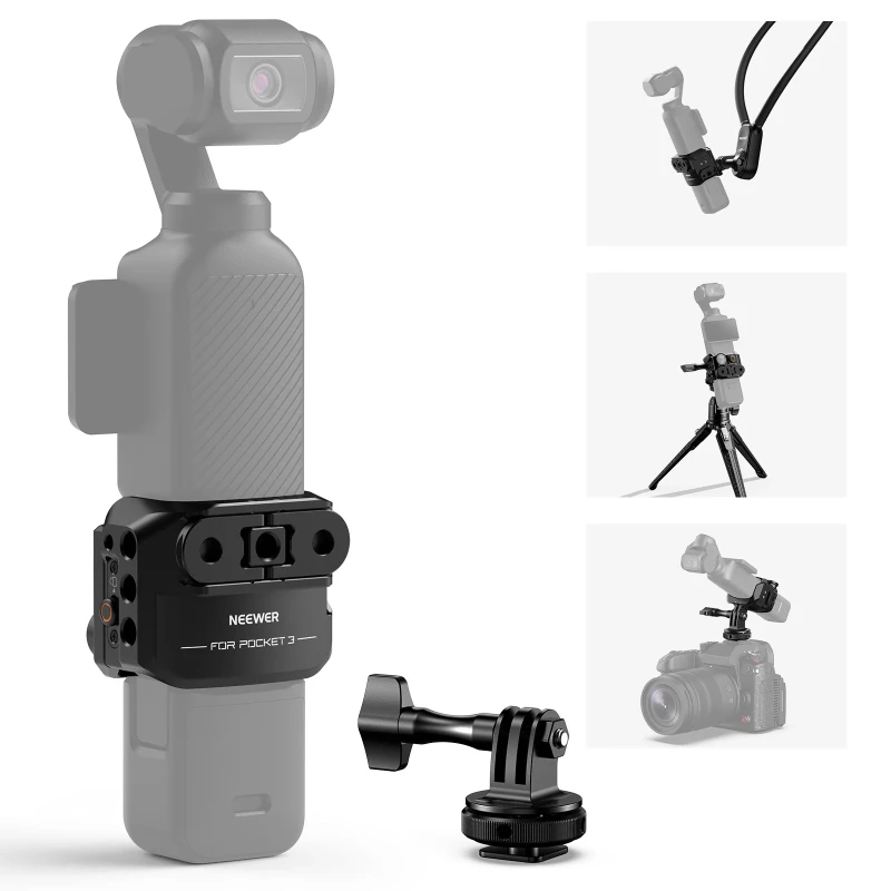 AC009 Action Camera Metal Cage For DJI Osmo Pocket 3