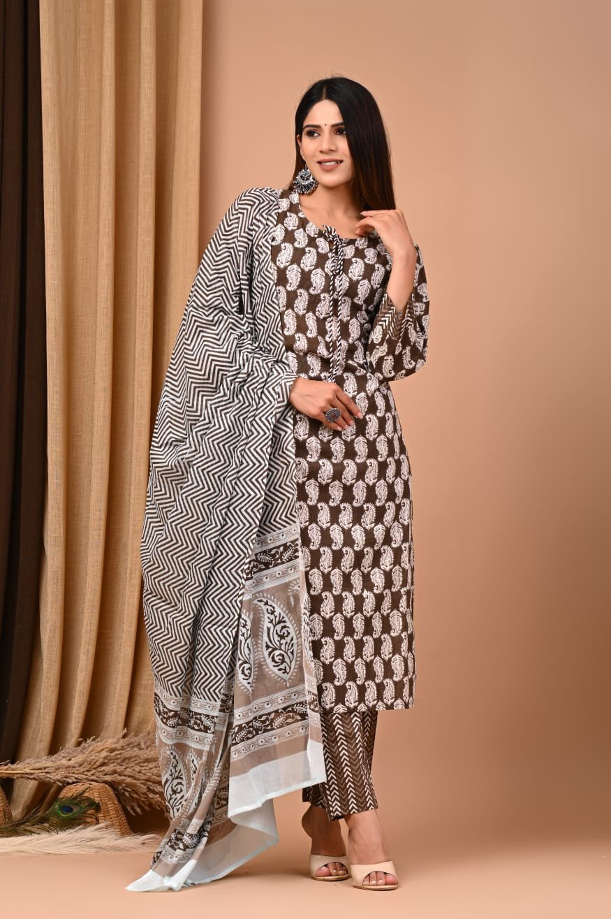 Shopping zone outlet cotton churidar set