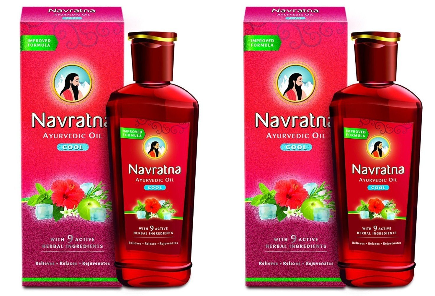 Buy Navratna Ayurvedic Hair Oil  For Head  Body Ache Fatigue 500 ml   Maxx Cool Talc 400 g Online at Best Price of Rs 57985  bigbasket