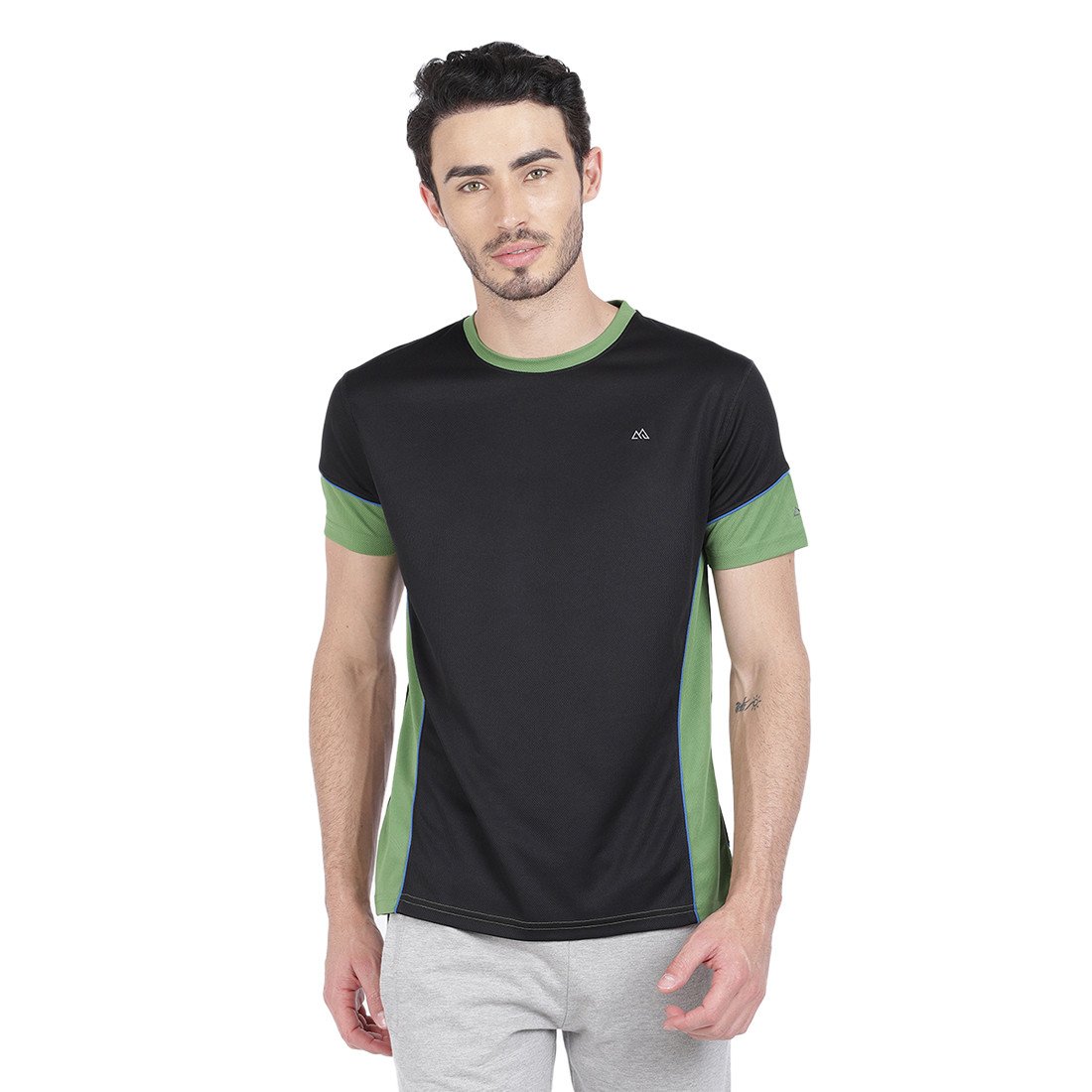 Bleualps Activewear Sports Round Neck Half Sleeve T-Shirt For Men | Sports T-Shirt | Workout T-Shirt | Gym Wear