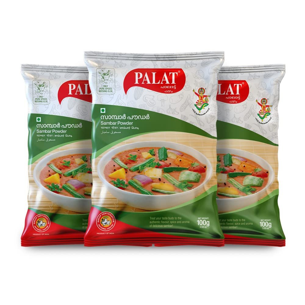 Palat Sambar Powder 100 gm Pack of 3