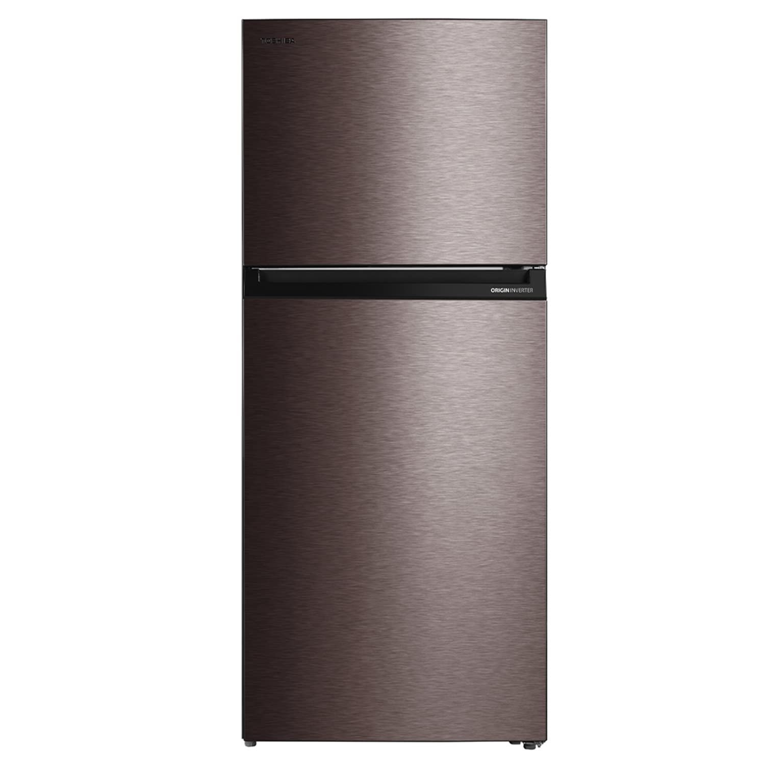 Toshiba 439 L 2 Star Frost Free Inverter Air Fall Cooling Double Door (GR-RT559WE-PMI(37), Satin Grey)