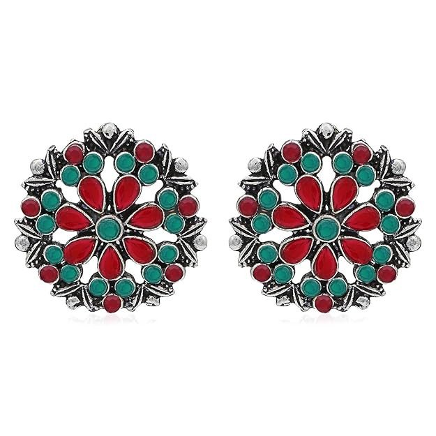 Exclusive Oxidised Stud Earring For Women (SKR56759)