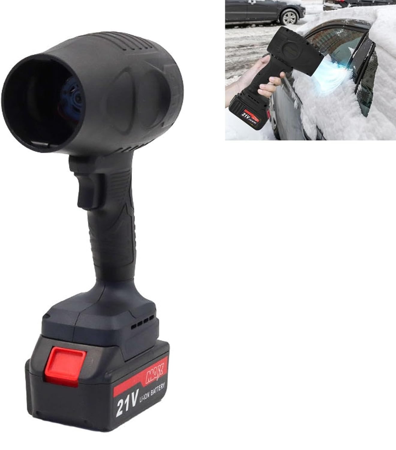 SmartGadgets High Power Violent Turbo Fan Wireless Portable High-Speed Hair Dryer Outdoor Handheld Blade Dust Removal Blower
