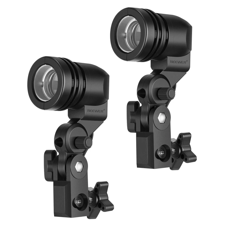 NEEWER 2 Pack Lamp Holder with Light Stand Mount (E27)