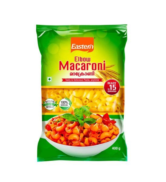 Kerala Eastern Macaroni Elbow 400 g Pouch (മാക്രോണി) | Pasta (Delivery 24 hours in Hyderabad)