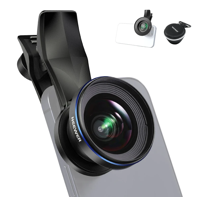 NEEWER PRO 18mm 100° Wide Angle Lens with Lens Clip & 67mm Filter Adapter (LS-42)