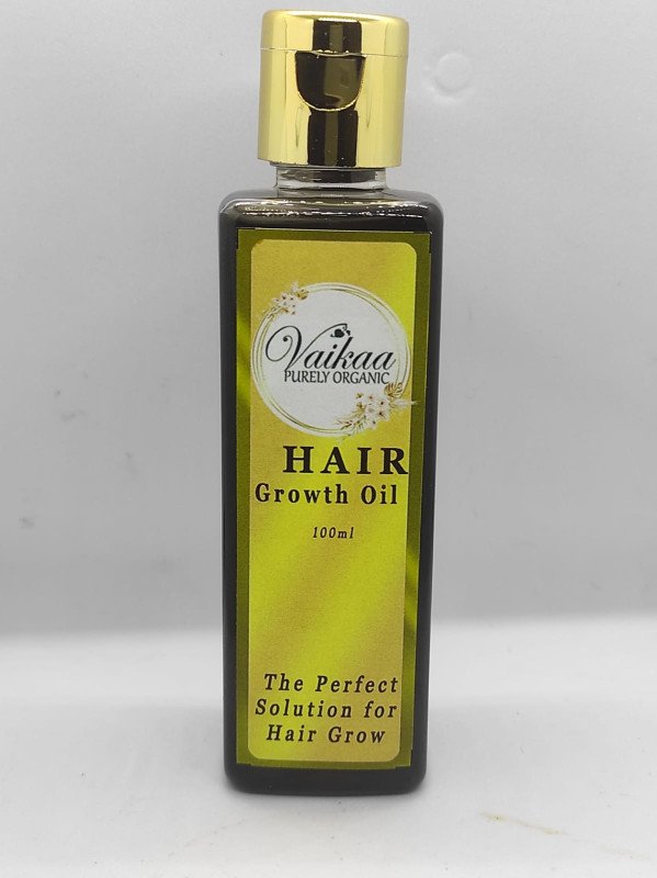Vaikaa Purely Organic Hair Growth Oil - 100 ml | Kerala Pure Hair Oil | Hair Growth Oil
