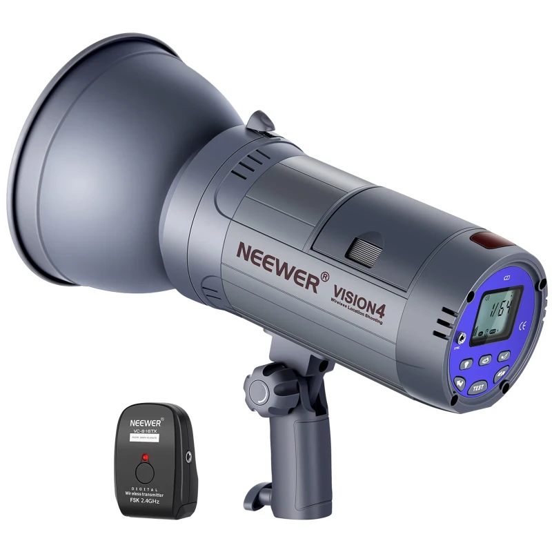 Vision 4 300W GN60 Outdoor Studio Flash with 2.4G Wireless Trigger