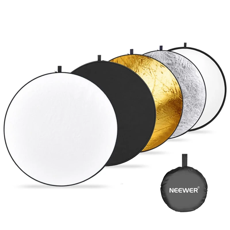 NEEWER 5-in-1 Collapsible Light Reflector