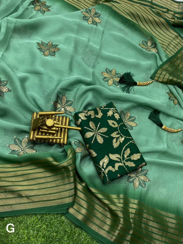 Why Are Chiffon Sarees A Wardrobe Must-Have? | by Saree Venture | Medium