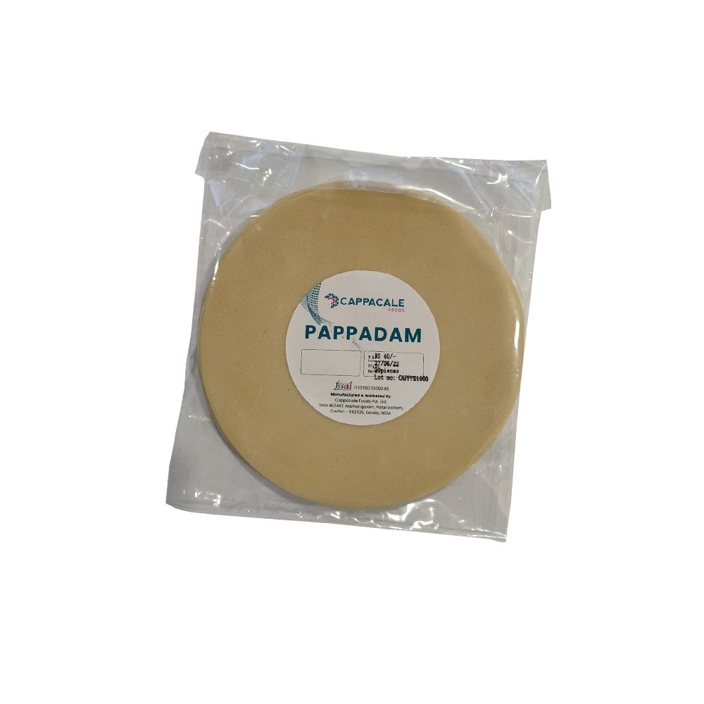 Cappacale Kerala Pappadam(പപ്പടം) | Pappad | Appalam - 20Nos