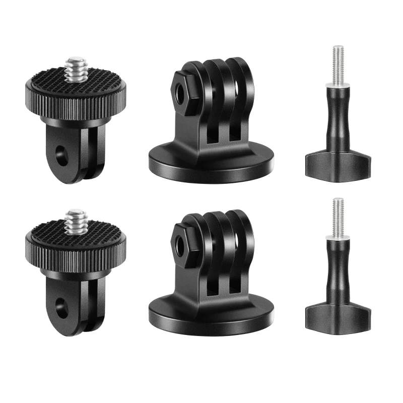 Metal Tripod Mount Adapter Compatible with Action Cameras