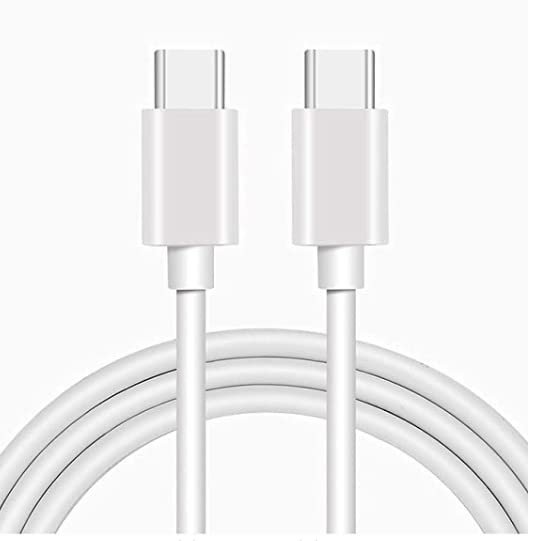 U&I Foxconn C To C Cable Usb Type-C To Usb Type-C 3.0 Cable For Samsung Galaxy Note 10 Plus, White