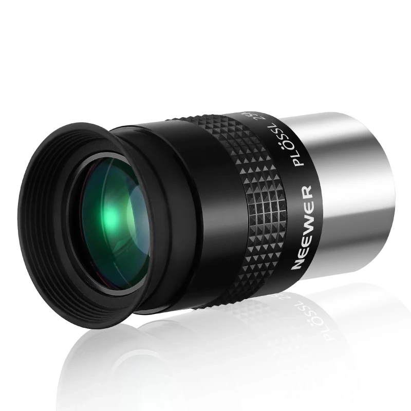 NEEWER 1.25" Green PL 25mm Plossl Telescope Eyepiece Lens