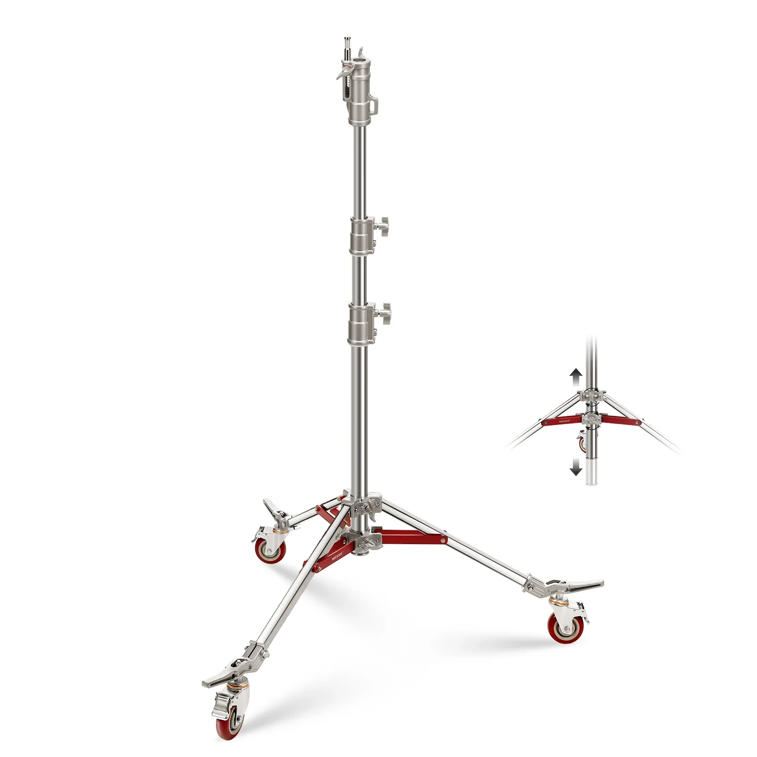 NEEWER Heavy Duty Stainless Steel Light Stand (ST240SS)