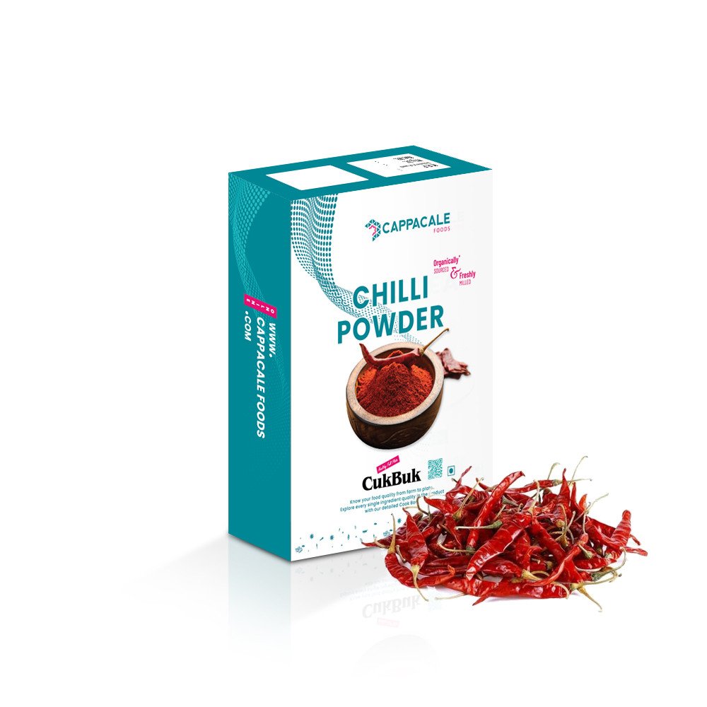 Cappacale Chilly Powder(മുളകുപൊടി) | Karam Powder | No Added Preservatives - 500g