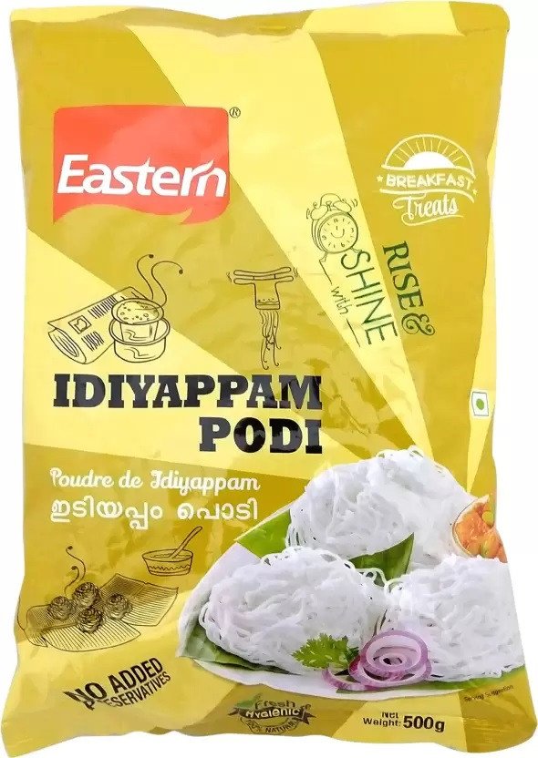 Kerala Eastern Soft & Tasty String Hopper Flour Idiyappam Podi (ഇടിയപ്പം പൊടി) - 500g Pouch | Idiyappam Powder (Delivery 24 hours in Hyderabad)