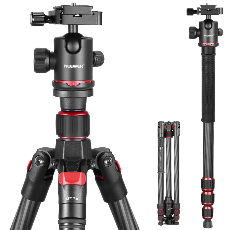 N55C 68"/172cm Carbon Fiber Monopod Tripod