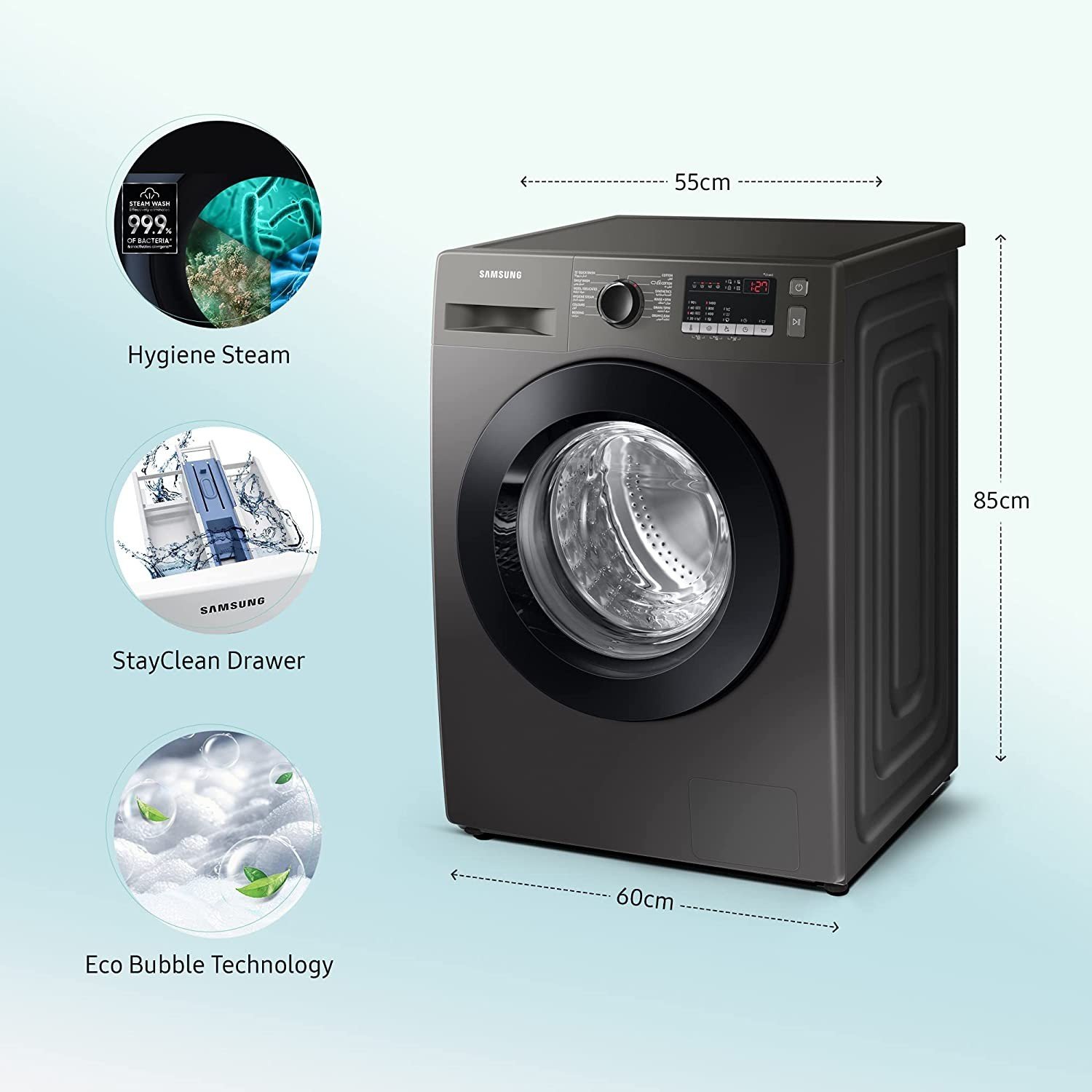 samsung washing machine 8 kg 5 star