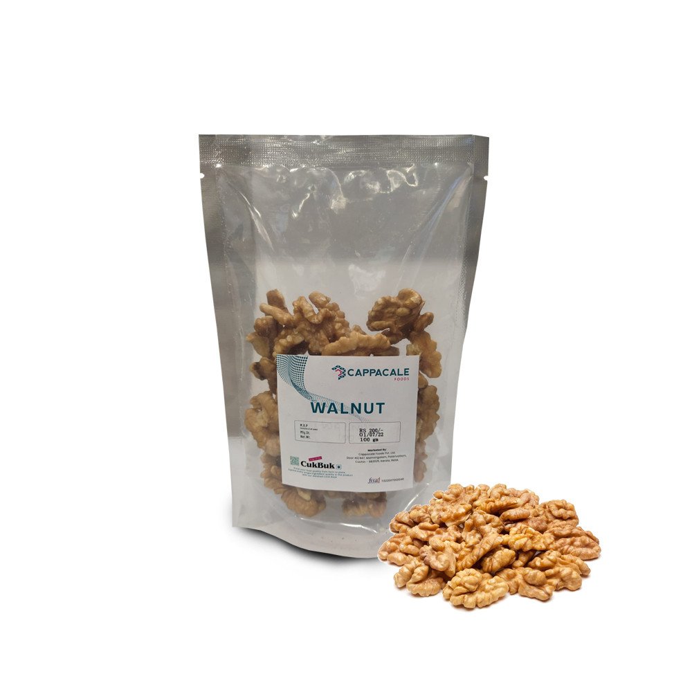 Cappacale Walnut Kernals | Akhrot | Natural And Premium Dried Walnut Without Shell