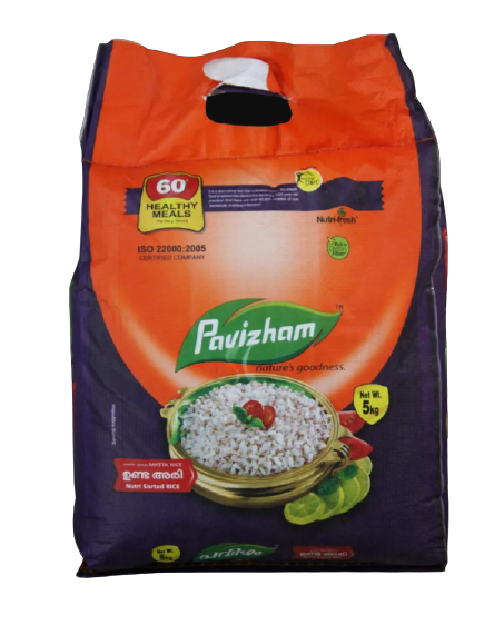 Kerala Natural Organic Pavizham (PVM) Unda Matta Rice - 5 kg (കേരള മട്ട അരി) | Pavizham Unda Matta | പവിഴം ഉണ്ട മട്ട അരി| Matta Rice Pavizham Small Grain (Delivery 24 Hours in Hyderabad)