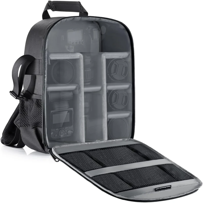 11.8"x5.5"x14.6" Camera Backpack