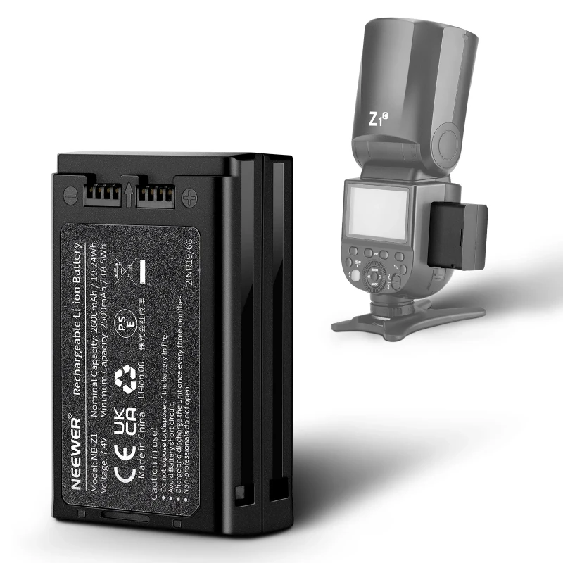 Lithium Battery for Z1 Z2 Z760 Flash Speedlite (NB-Z1)