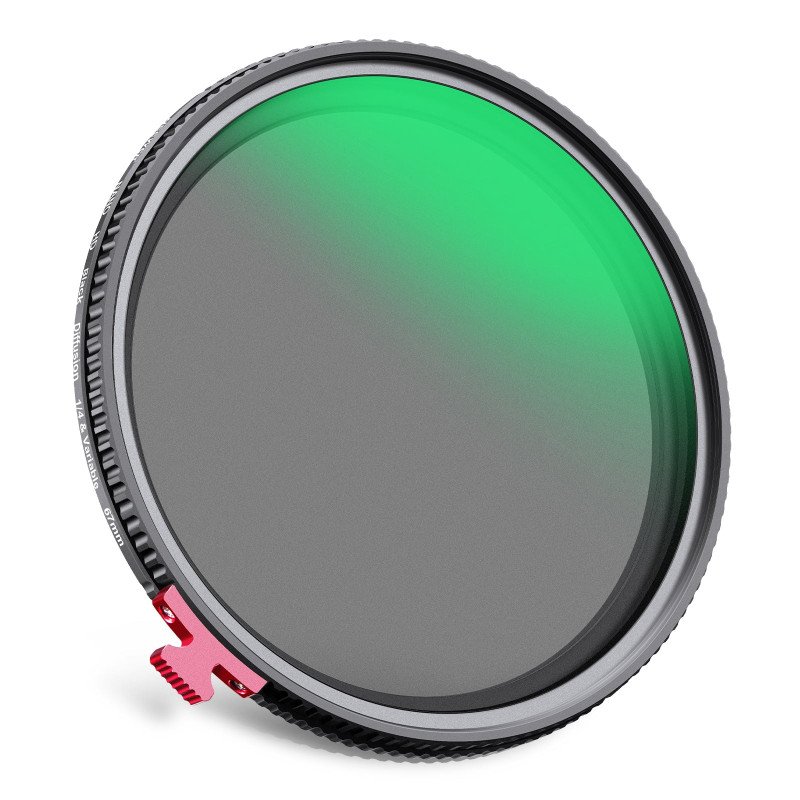 NEEWER 2 in 1 Black Diffusion 1/4 Effect with ND2-ND32 Variable ND Filter