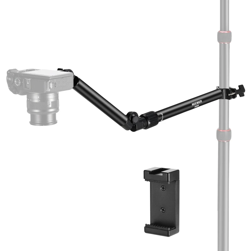 NEEWER Overhead Camera Mount Arm with Phone Clip (DS009)