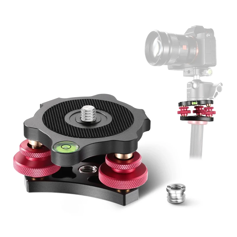 Tripod Head Leveling Base Camera Leveler(LP64)