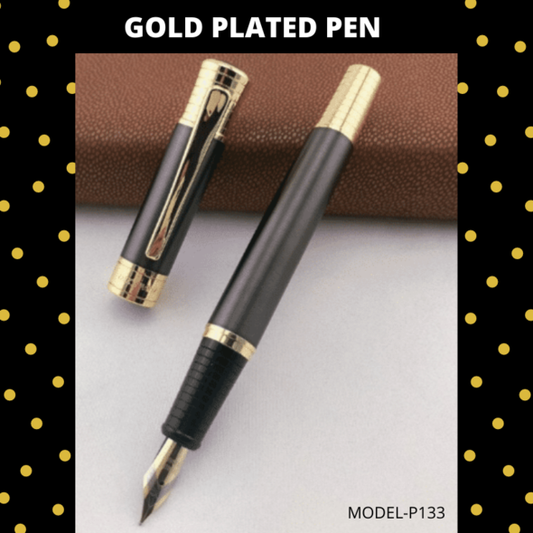 Details about   Hayman Dikawen 24 CT Gold Plated Fountain Pen With Box P-58 