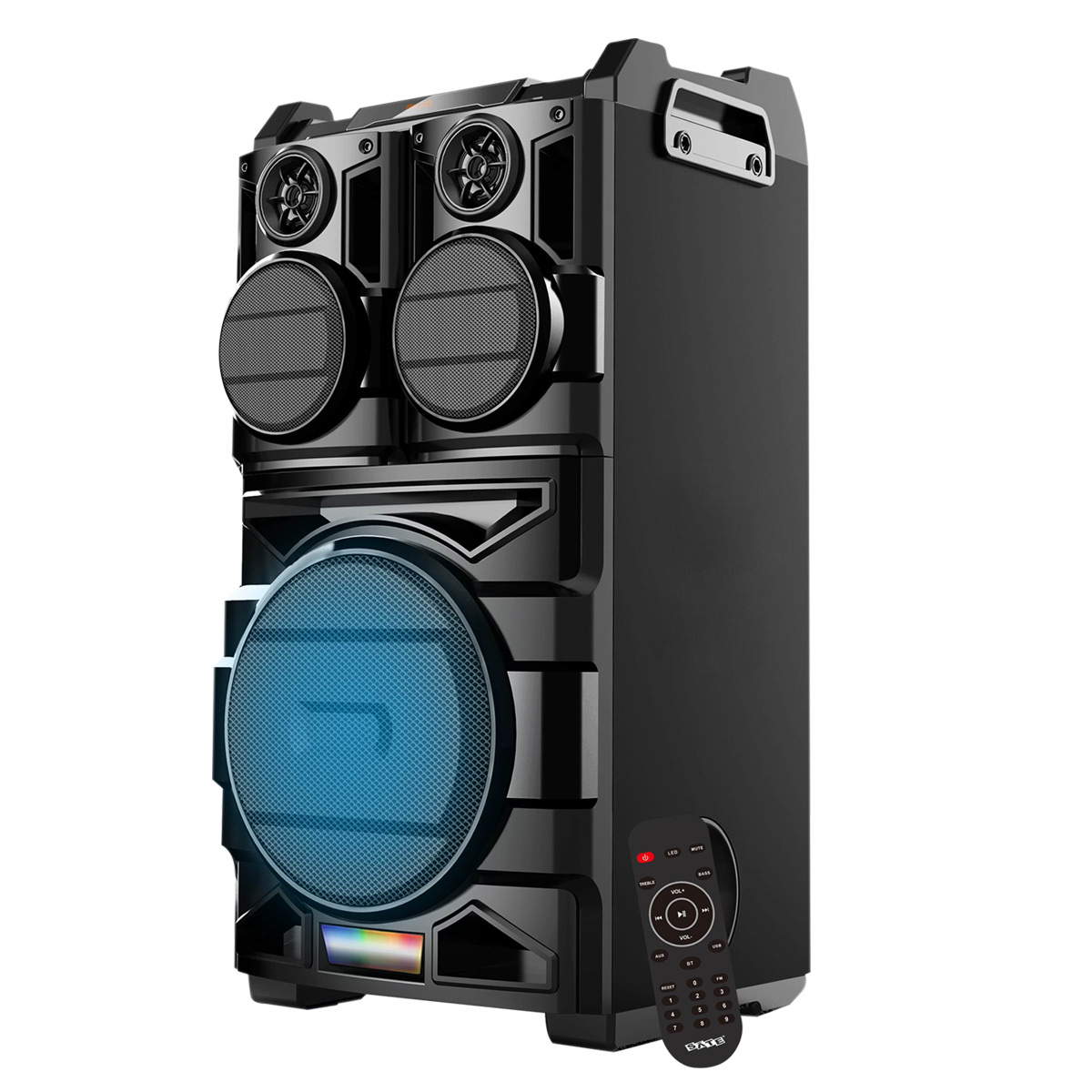 GIZMORE BLUETOOTH PARTY SPEAKER-MUSIC-AUDIO-SOUND SYSTEM GIZ WHEELZ T25000