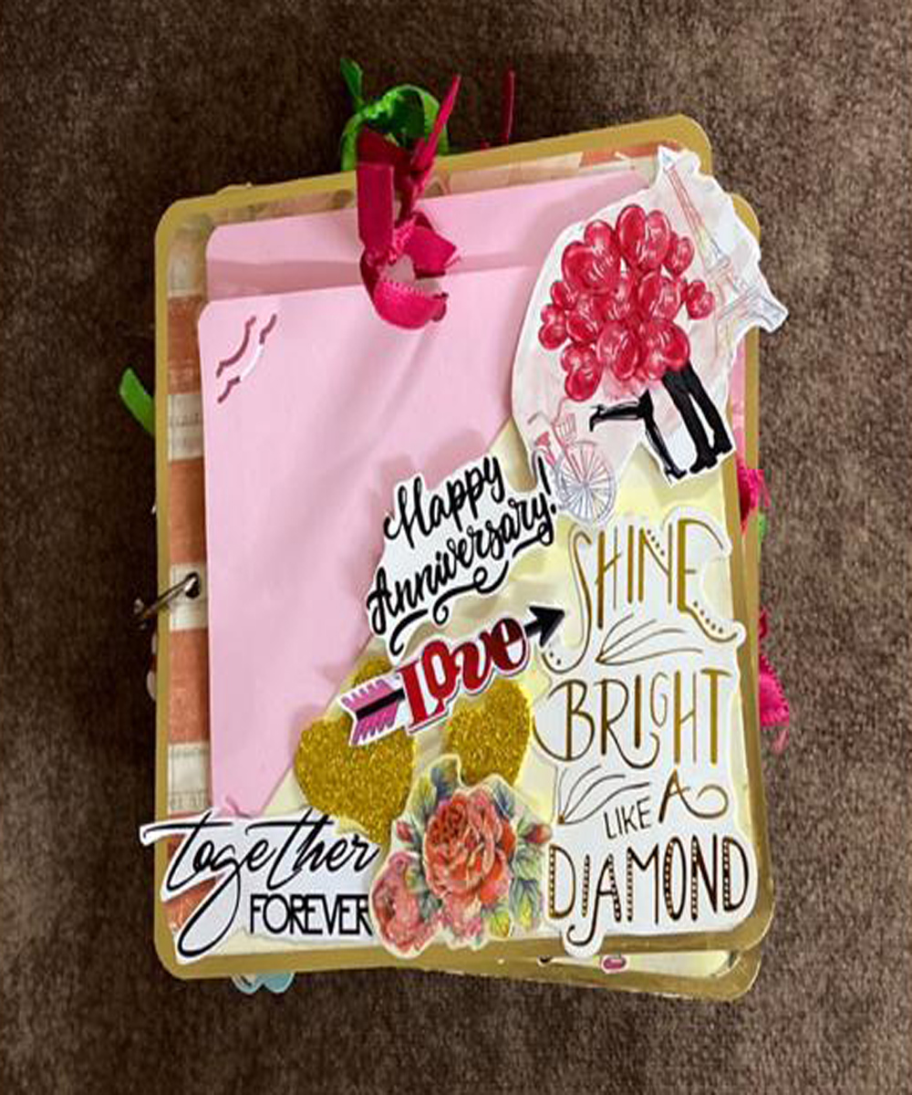 Anniversary Mini Book Greeting Card